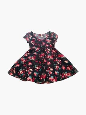 Vintage Mini Dress 90s/Y2K Mudd Floral Corset Back